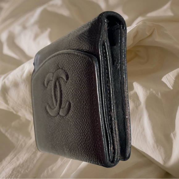 SOLD ‼️CHANEL CAVIAR TIMELESS CC COMPACT WALLET FULL INCLUSION - Picture 5 of 13